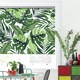 Rolete Art Shade Multicolore tip Jaluzele cu Rulou si sistem inclus Patterns Detaliu frunze in suprapunere Decoratiuni, Latime 140 cm x Inaltime 130 cm