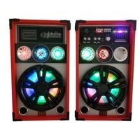 boxe audio profesionale klausstech putere 2 x 25 w telecomanda inclusa egalizator pe 7 benzi lumini rgb sistem karaoke conectivitate bluetooth port usb aux in slot sd card culoare negruamprosu imagen 30_0_
0