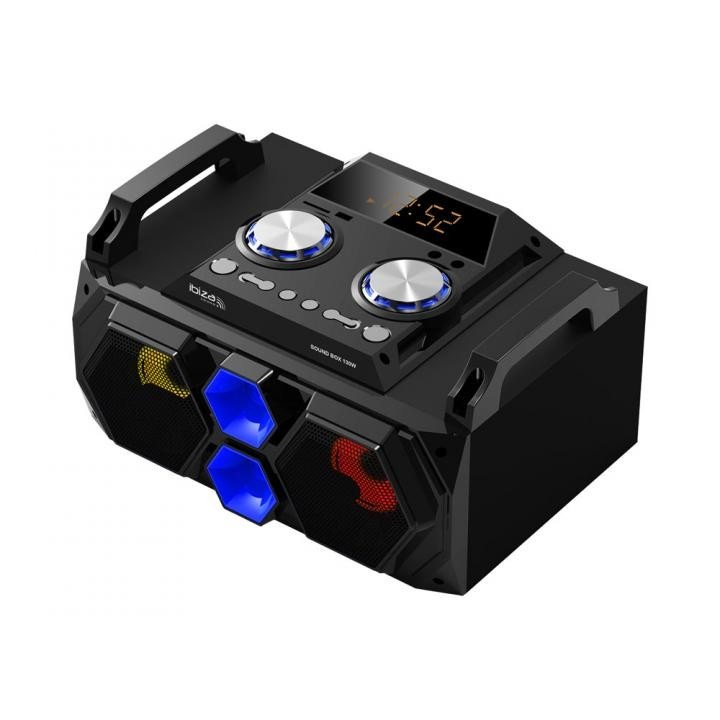 Тонколона Ibiza 130W, USB, CardSD, Bluetooth, RadioFM, AUX, LED осветление