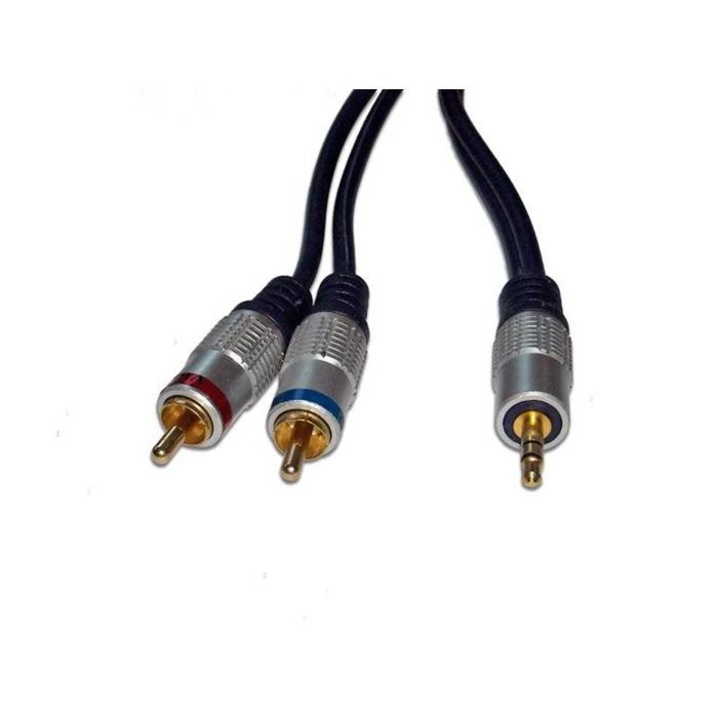 High quality kábel 3.5mm JACK(m)/2xRCA(m) 1.8m