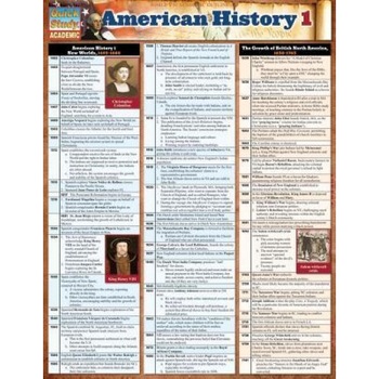 American History 1, BarCharts Inc (Author) American History 1, BarCharts Inc (Author)