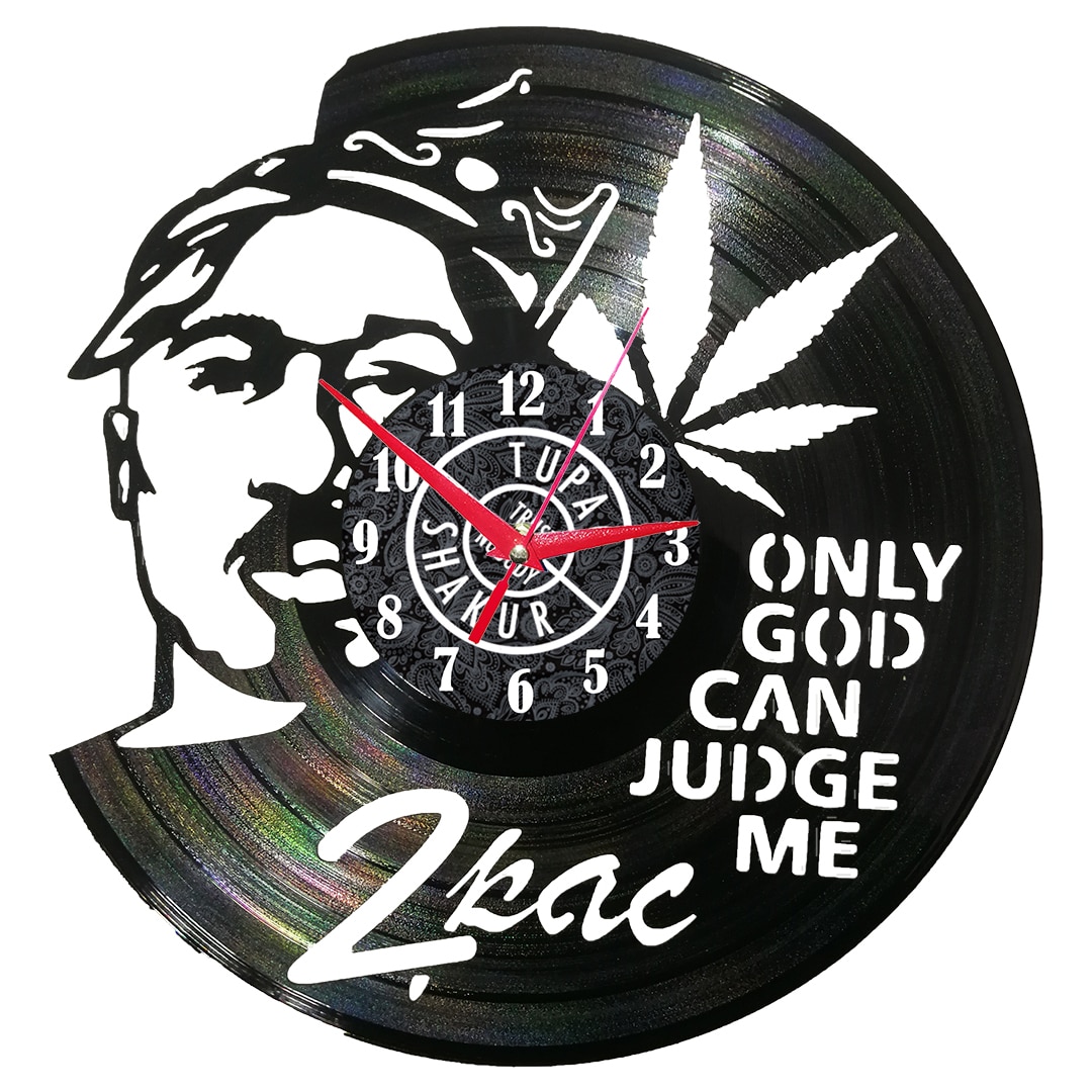 Ceas de perete disc vinil - 2PAC