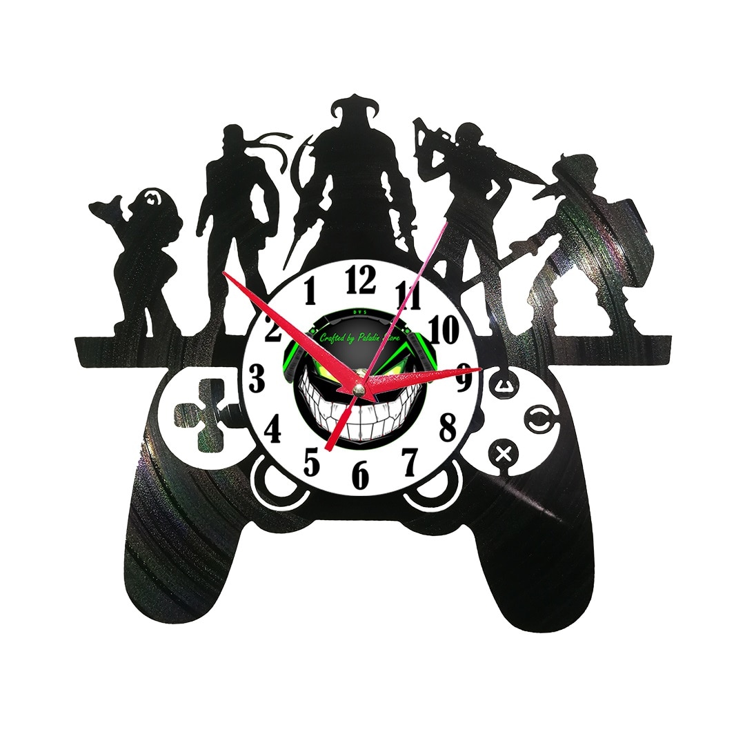 Ceas de perete disc vinil sens invers - Gaming