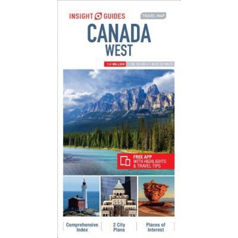 Insight Guides Travel Map Canada West, Insight Guides (Author)