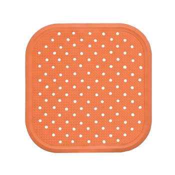 Covoras de dus antiderapant, cu ventuze pentru fixare 56x56cm portocaliu Covoras de dus antiderapant, cu ventuze pentru fixare 56x56cm portocaliu