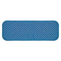 Covoras cada antiderapant cu ventuze pentru fixare 96x34cm albastru