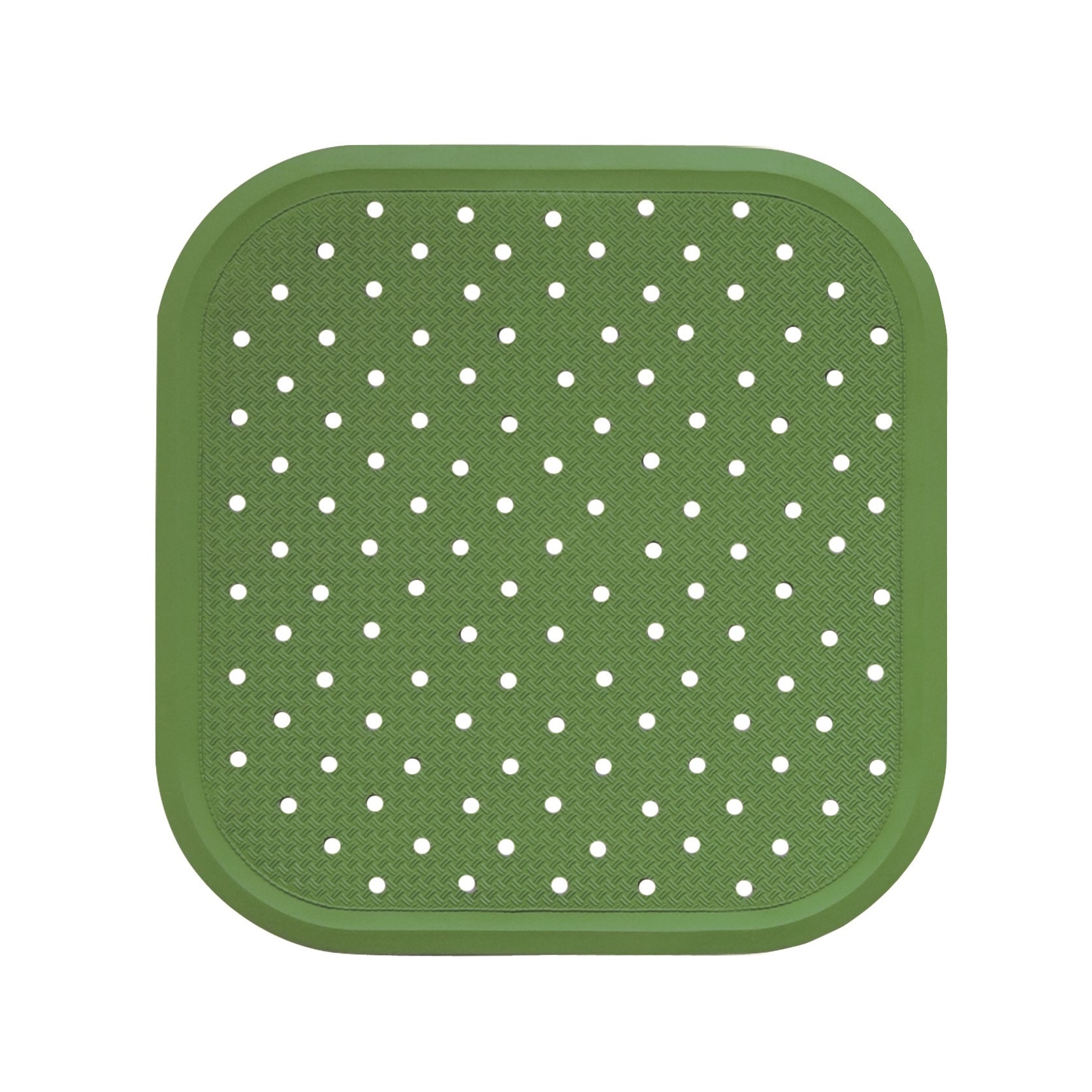 Covoras dus din cauciuc natural antiderapant 56x56cm verde