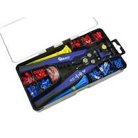 Unealta multifunctionala, 260 de conectori si set de legaturi de cablu, GEKO G01776