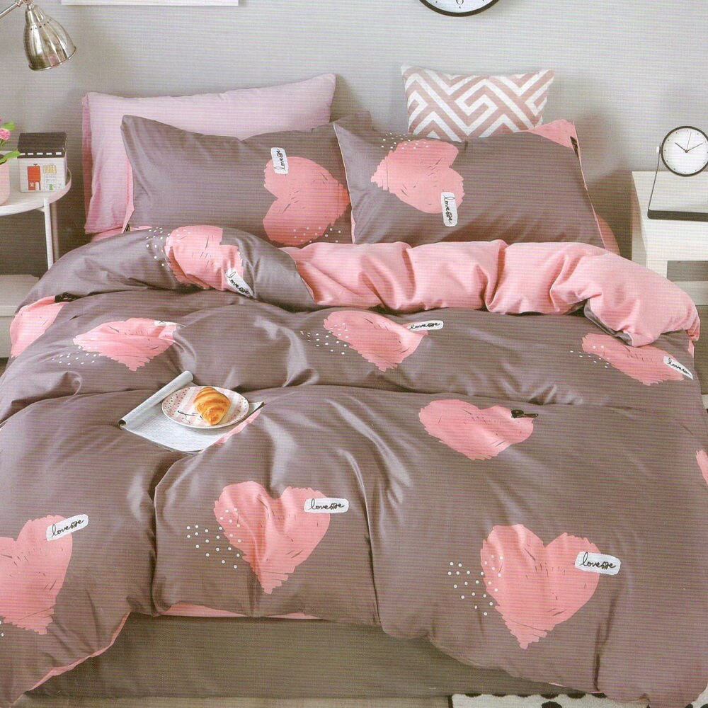 Lenjerie de pat dublu, bumbac satinat, Casa de Vis, A50.416