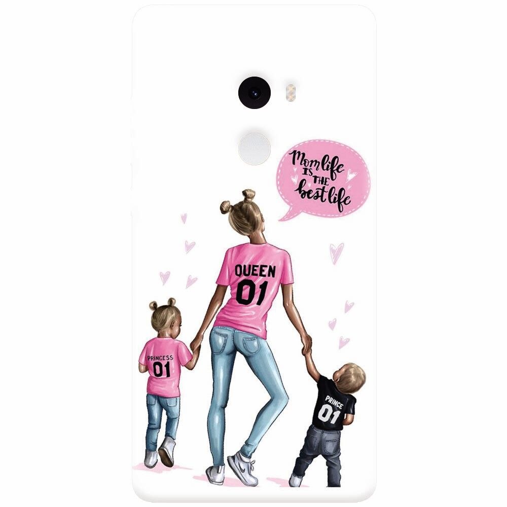 Husa silicon pentru Xiaomi Mi Mix 2, Mom Life