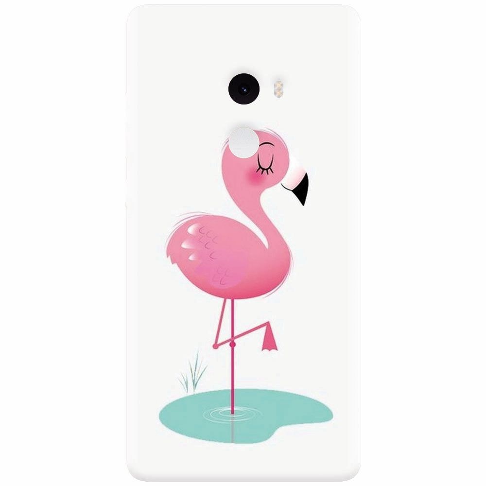 Husa silicon pentru Xiaomi Mi Mix 2, Flamingo Pink