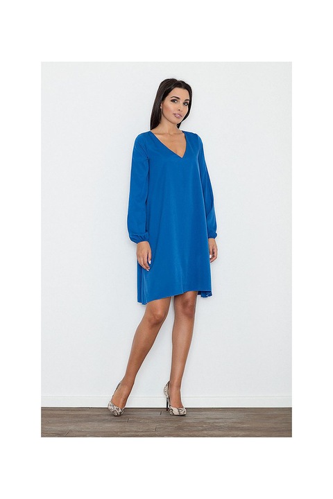 Дамска рокля Beatrice, Figl, Син, L/XL