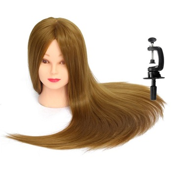 Cap Manechin Coafor Par Lung Natural Blond Deschis Cap Manechin Coafor Par Lung Natural Blond Deschis