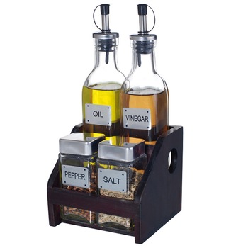 Oliviera RAKI 4 piese cu suport lemn Oliviera RAKI 4 piese cu suport lemn