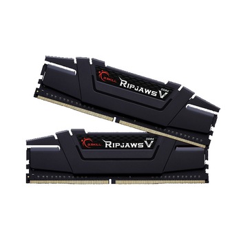 Memorie RAM G.Skill Ripjaws V, DDR4, 32 GB, 3200MHz, CL16, F4-3200C16D-32GVK Memorie RAM G.Skill Ripjaws V, DDR4, 32 GB, 3200MHz, CL16, F4-3200C16D-32GVK
