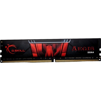 Memorie G.Skill Aegis, DDR4, 8 GB, 2800MHz, CL17 (F4-2800C17S-8GIS), Negru/Rosu Memorie G.Skill Aegis, DDR4, 8 GB, 2800MHz, CL17 (F4-2800C17S-8GIS), Negru/Rosu