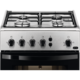Zanussi ZCG510H1XA Gáztűzhely, 4 gázégő, Pizza funkció, Grill, Szikragyújtás, 50x60 cm, Rozsdamentes acél