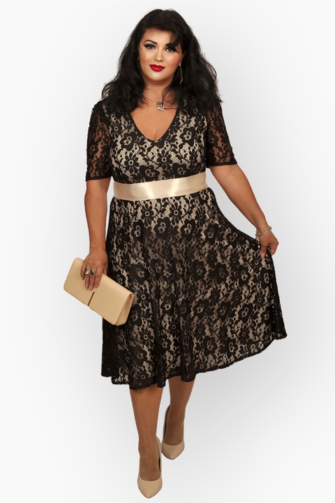 Rochie Carmen, Negru