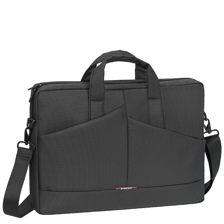 Чанта за лаптоп Rivacase 8731, 15.6", Сива