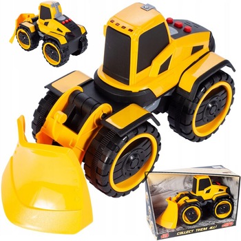 Buldozer Constructie cu Efecte Sonore si luminoase idealSTORE, Dimensiuni 24 x 10.5 x 15 cm, Dotat cu parti in miscare ce permite conducerea unei distante considerabile dupa accelerare Buldozer Constructie cu Efecte Sonore si luminoase idealSTORE, Dimensiuni 24 x 10.5 x 15 cm, Dotat cu parti in miscare ce permite conducerea unei distante considerabile dupa accelerare