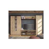 set biblioteca living dac  sherwood  sonoma dark 260 cm imagen 37_0_
0