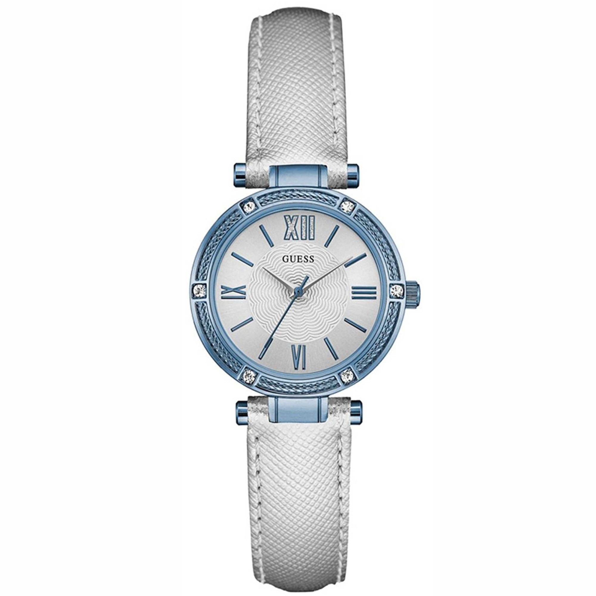 Ceas de dama Guess Park Ave South Silver/Blue W0838L3-U03
