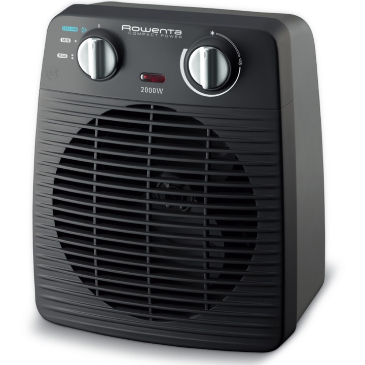 Вентилаторна печка Rowenta SO2210, 2000 W , 2 степени на мощност, Степен за студен въздух, Механичен термостат, Защита от замръзване