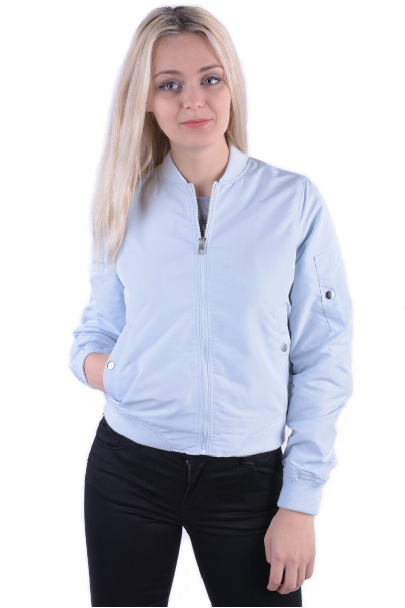 Jacheta dama scurta Vero Moda, BomberAir, Bleu, Bleu