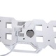 Ceas digital de birou, iluminat LED, alb, afisaj mare, alarma, temperatura, LK-CDA