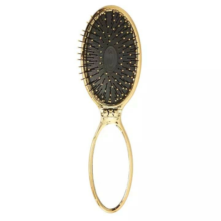 Perie pentru par Wet Brush Mini Pop Fold Professional Gold