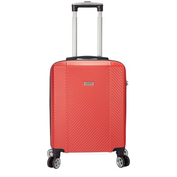 Troler Mediu ABS, 4 Roti Duble Detasabile, Cifru TSA, BENZI, BZ 5357 - 66 cm, Portocaliu Troler Mediu ABS, 4 Roti Duble Detasabile, Cifru TSA, BENZI, BZ 5357 - 66 cm, Portocaliu
