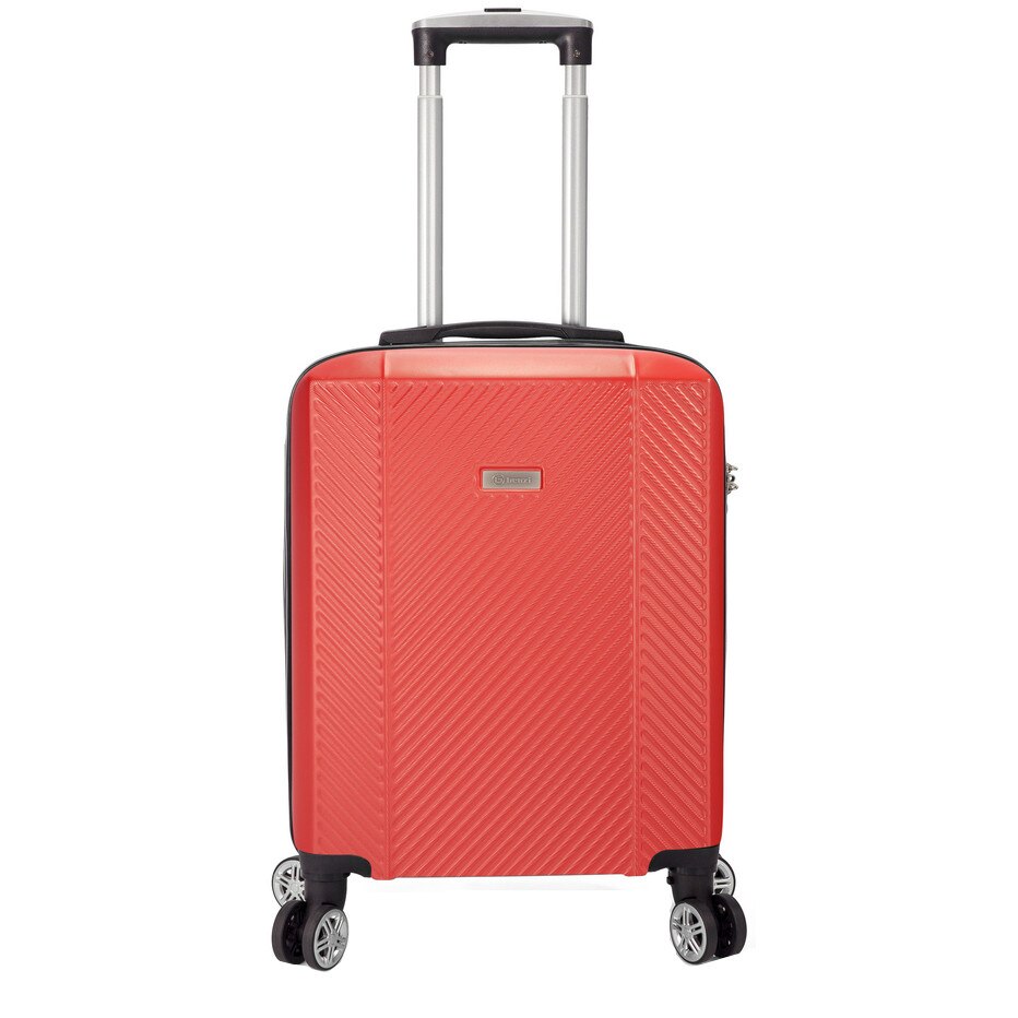 Troler Mare, ABS, 4 Roti Duble Detasabile, Cifru TSA, BENZI, BZ 5357 - 76 cm, Portocaliu