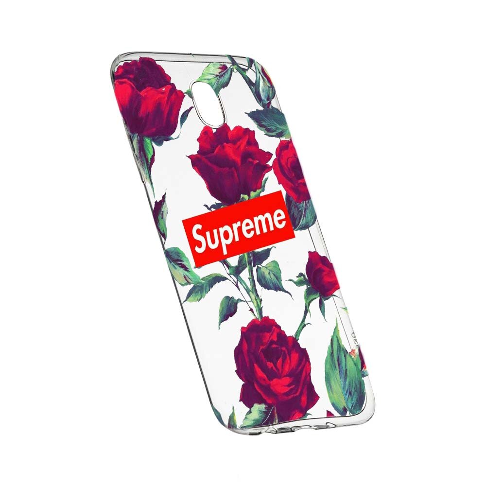 Husa de protectie Supreme, Roses pentru Samsung Galaxy J7 2017, rezistenta la uzura, anti-alunecare, din silicon Premium, 262