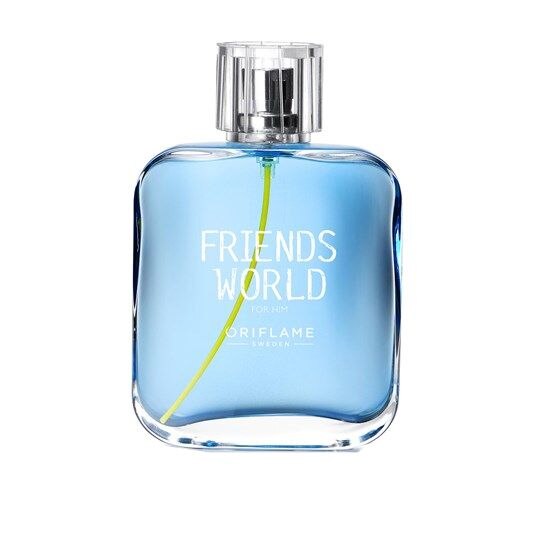 Apa de toaleta pentru barbati, Friends World Oriflame, 75 ml