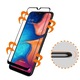 Samsung Galaxy A 70 Full Cover védőfólia, 6D, teljes felületen ragad, átlátszó / fekete