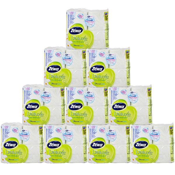 Pachet 10x Set Hartie Igienica Zewa, 3 straturi , 4 role/set