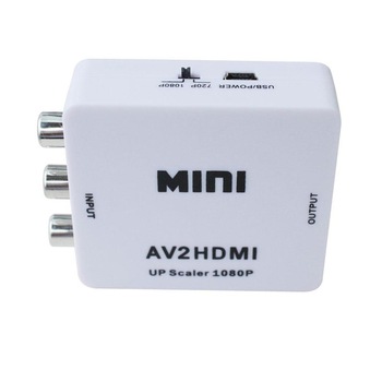 Adaptor AV la HDMI, Convertor audio video 1080P compus CVBS RCA la HDMI, easyday Adaptor AV la HDMI, Convertor audio video 1080P compus CVBS RCA la HDMI, easyday
