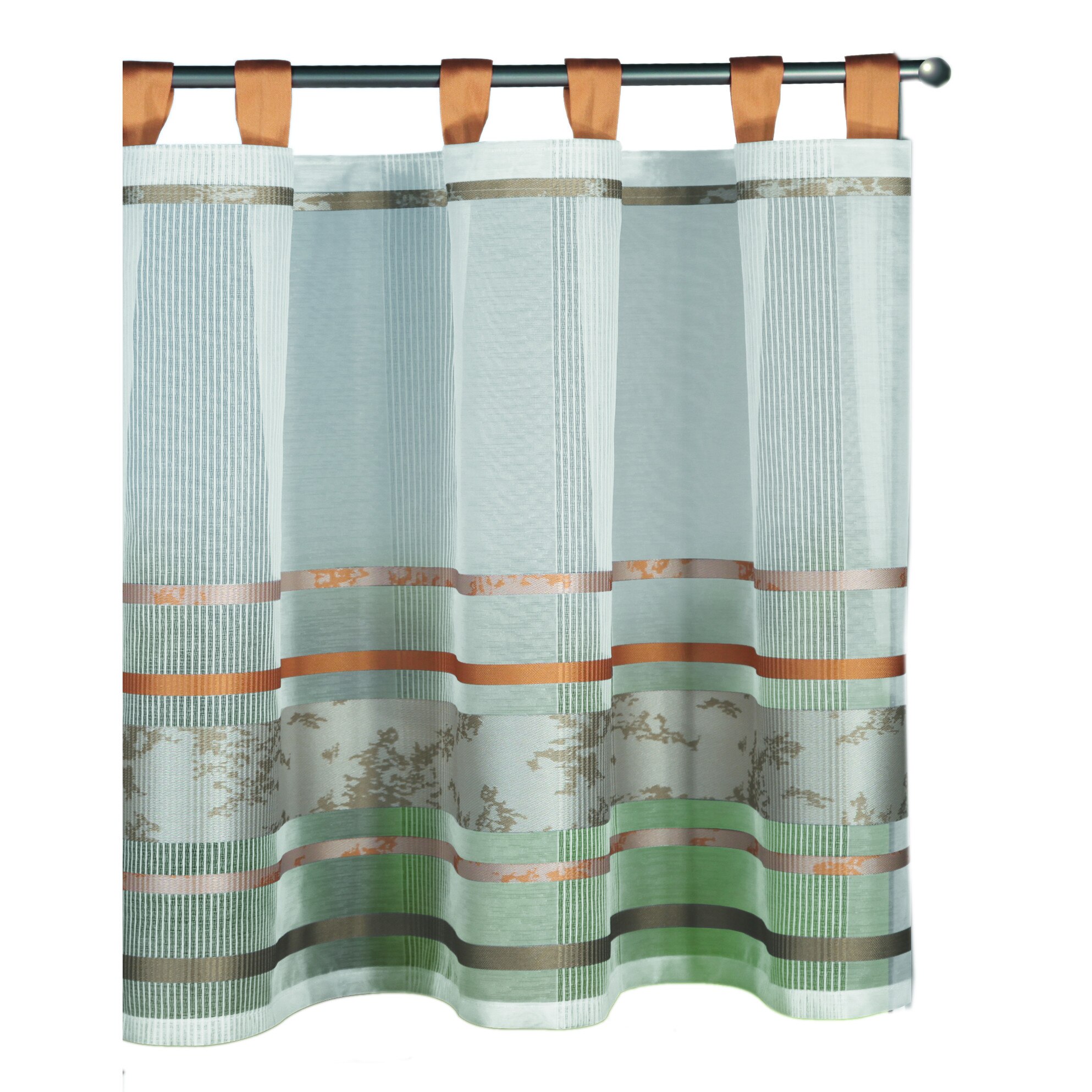 Perdea de bucatarie Joline1 orange-sand 50x140