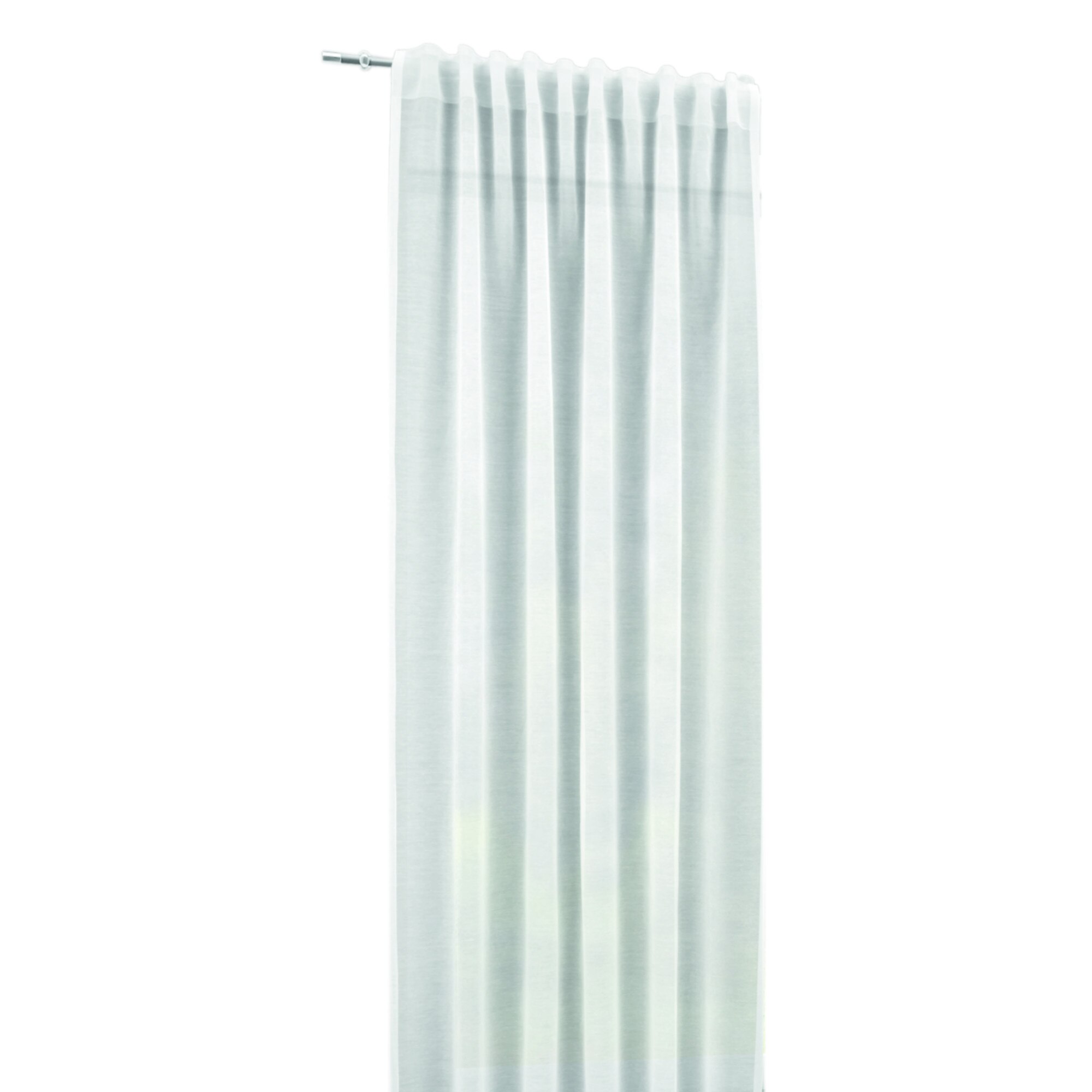 Perdea cu bride Adriana alb 245x135