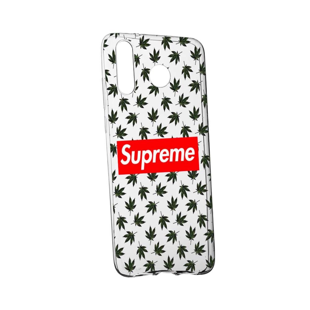 Husa de protectie Supreme, Cannabis pentru Samsung Galaxy A9 2018, rezistenta la uzura, anti-alunecare, din silicon Premium, 263