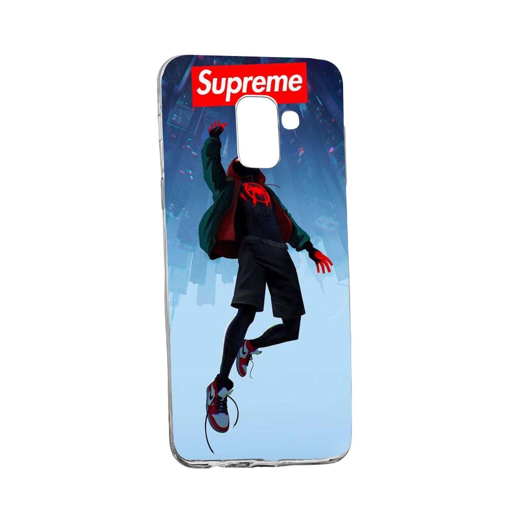 Husa de protectie Supreme, Spider-Man pentru Samsung Galaxy A8 2018 / A5 2018, rezistenta la uzura, anti-alunecare, din silicon Premium, 264