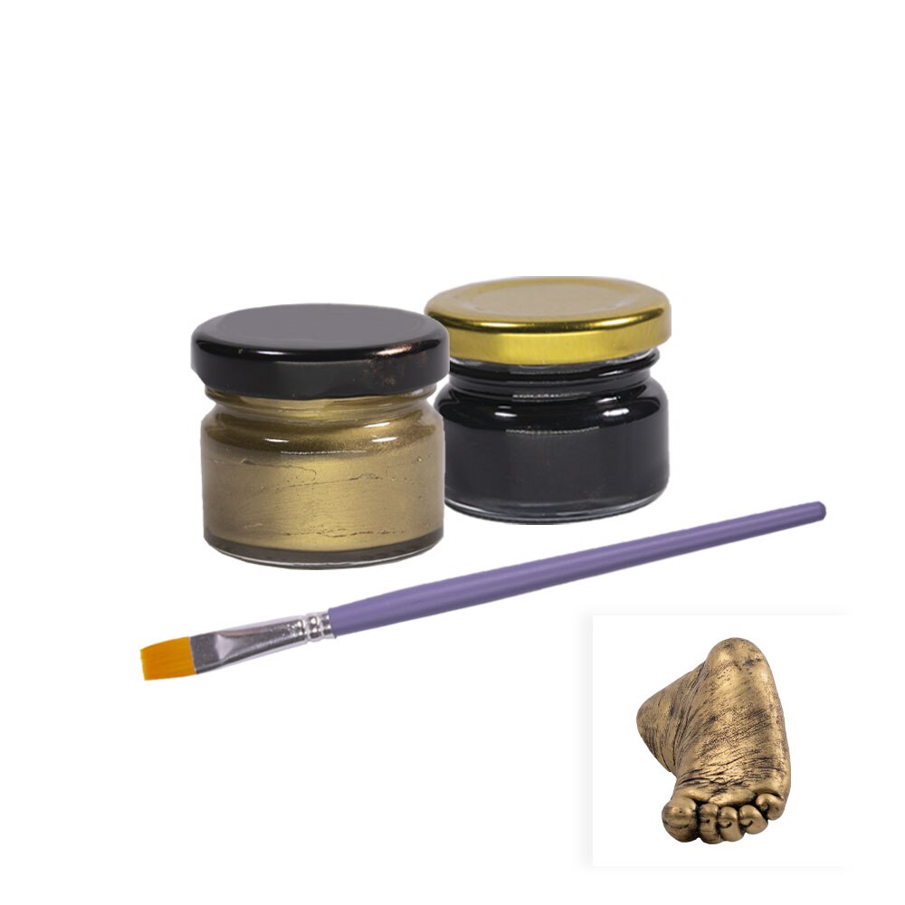 Kit vopsea speciala pentru kituri mulaje MemoArt - auriu antic, 28 ml