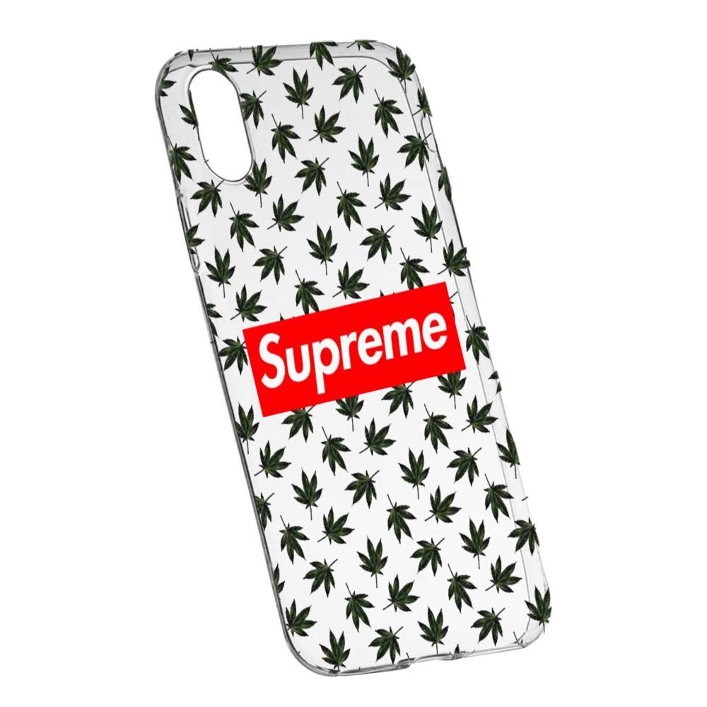 Husa de protectie Supreme, Cannabis pentru Apple iPhone XR, rezistenta la uzura, anti-alunecare, din silicon Premium, 263