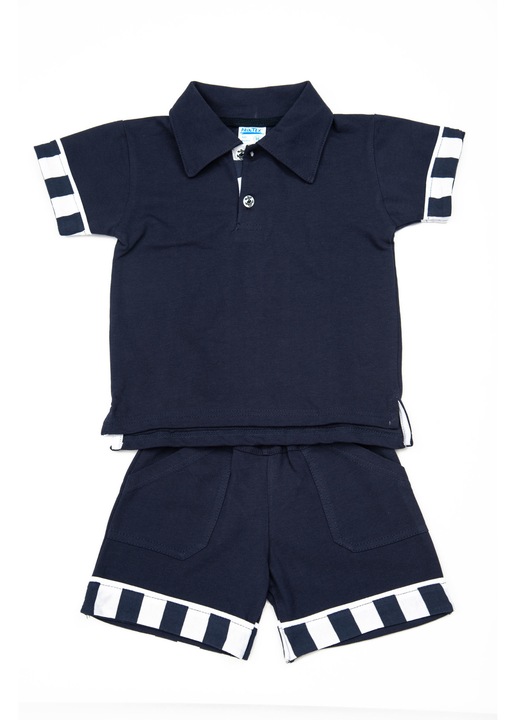 Детско комплектче, Printex, моряшко, с яка, К297, тъмносин, 116см