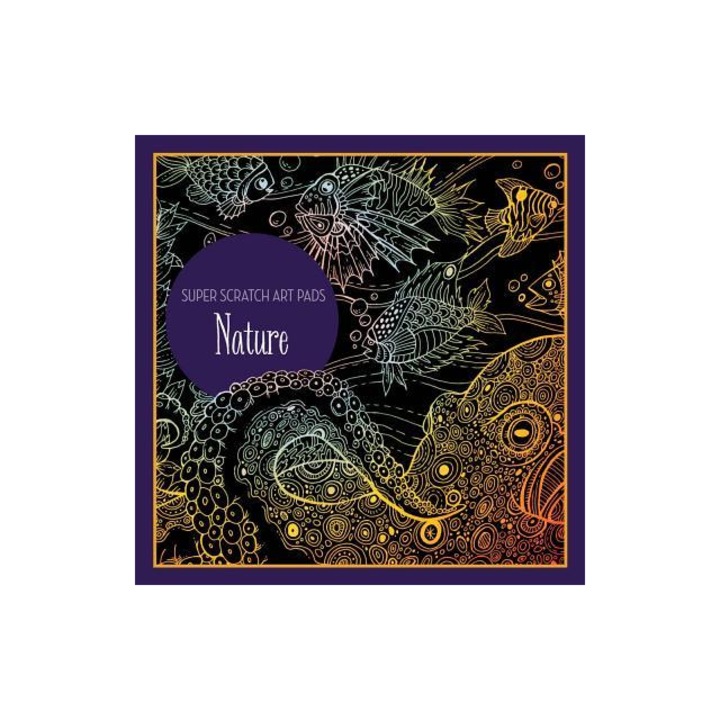 Super Scratch Art Pads Nature, Sterling Children's
