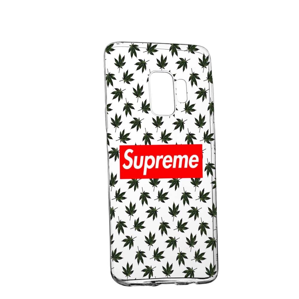 Husa de protectie Supreme, Cannabis pentru Samsung Galaxy J4 2018, rezistenta la uzura, anti-alunecare, din silicon Premium, 263