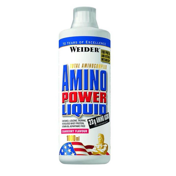 Weider amino energia ital, 1000 ml áfonya