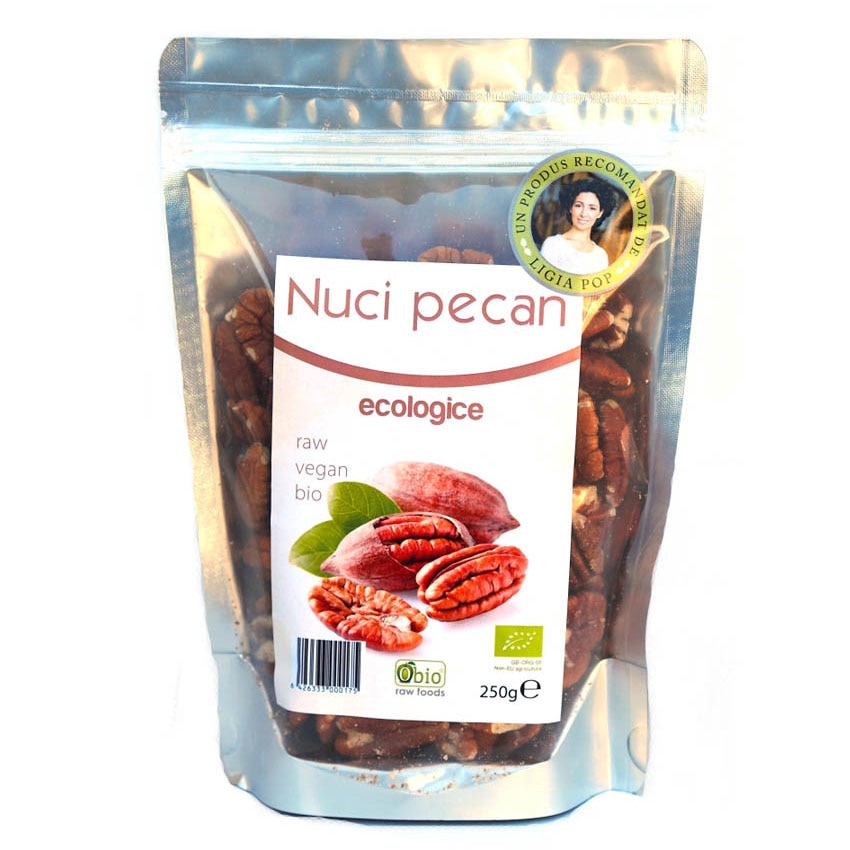 Nuci pecan bio 250g
