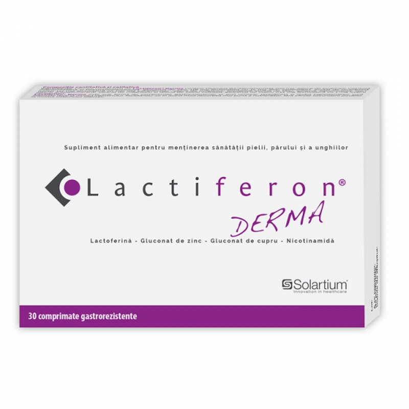 Lactiferon Derma 30 comprimate