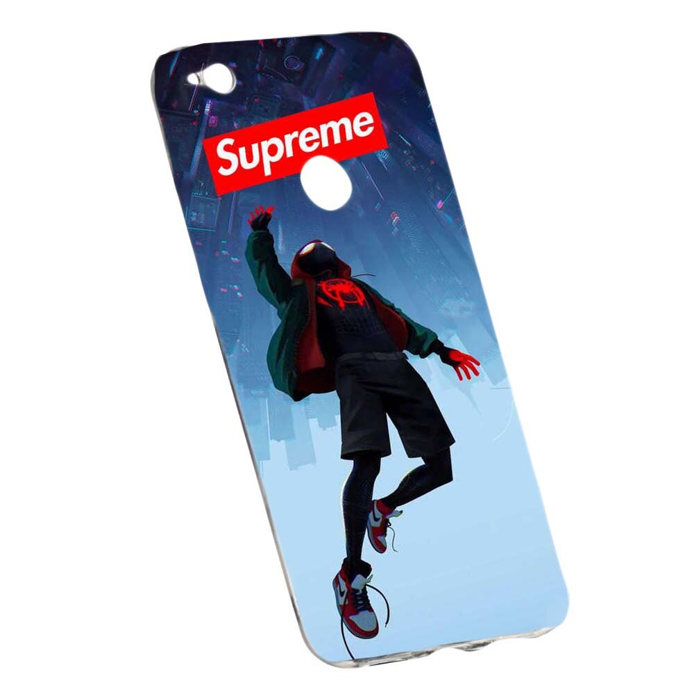 Husa de protectie Supreme, Spider-Man pentru Huawei P9 Lite 2017/P8, rezistenta la uzura, anti-alunecare, din silicon Premium, 264